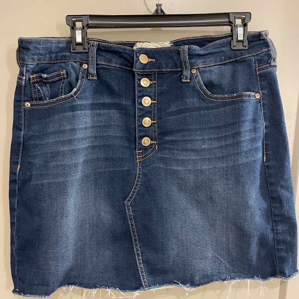 Large Altar’d State Denim Skirt